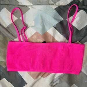 Love & Bikinis Vibrant Pink Bikini Top